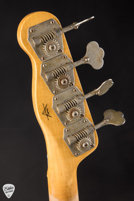 Fender Custom Shop 1956 Precision Bass Journeyman Relic Fiesta Red Electric Bass