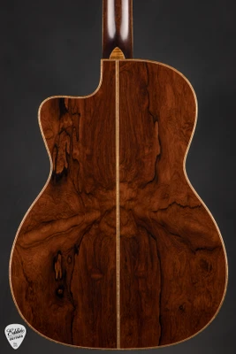 Bourgeois OMS12C DB Signature Deluxe Acoustic Guitar with Dark Forest Ancient Cypress and Figured Madagascar Rosewood