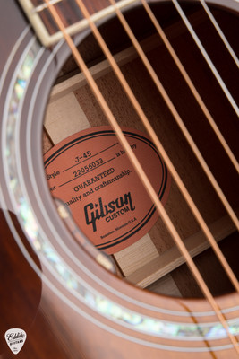 Gibson Custom Shop J-45 Anniversary Limited Edition Cremona Burst acoustic guitar