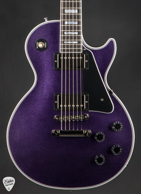Gibson Custom Shop Dealer Select Les Paul Custom Gloss Purple Sparkle Electric Guitar