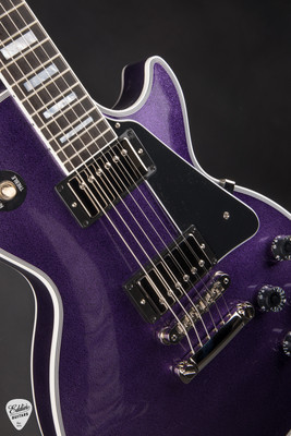 Gibson Custom Shop Dealer Select Les Paul Custom Gloss Purple Sparkle Electric Guitar