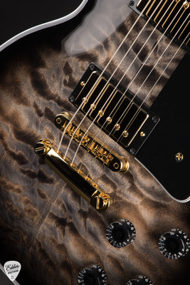 Gibson Custom Shop Dealer Select Les Paul Custom 5A Quilt Tree Of Life Cobra Burst Electric Guitar