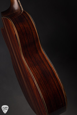 Bourgeois OMC Acoustic Guitar with Bearclaw Italian Spruce and Cocobolo