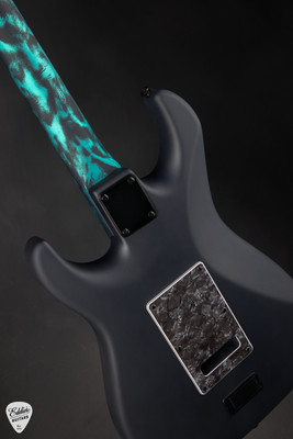 James Tyler Studio Elite Satin Black with Black Shmear with Turquoise Tint Electric Guitar