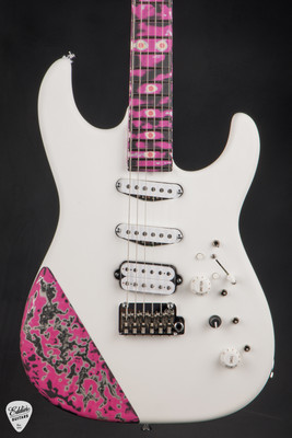James Tyler Studio Elite Satin White with Neon Pink Shmear Electric Guitar