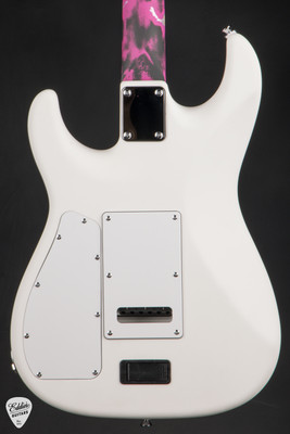 James Tyler Studio Elite Satin White with Neon Pink Shmear Electric Guitar