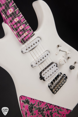 James Tyler Studio Elite Satin White with Neon Pink Shmear Electric Guitar