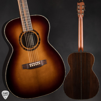 Gallagher Provenir Grand Auditorium Acoustic Guitar with Adirondack Spruce and Brazilian Rosewood in Sunburst