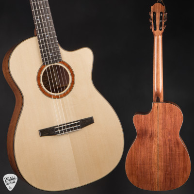 Goodall Crossover Cutaway Nylon Acoustic Guitar with German Spruce and Palo Escrito