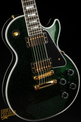 Gibson Custom Shop Made 2 Measure Les Paul Custom w/ Ebony Fingerboard Gloss Brunswick Green 9.14 #CS302778