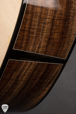 J Rieck OM Acoustic Guitar with Lutz Spruce and Claro Walnut