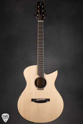 J Rieck OM Acoustic Guitar with Lutz Spruce and Claro Walnut