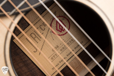 J Rieck OM Acoustic Guitar with Lutz Spruce and Claro Walnut