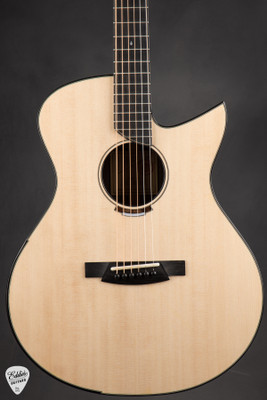 J Rieck OM Acoustic Guitar with Lutz Spruce and Claro Walnut