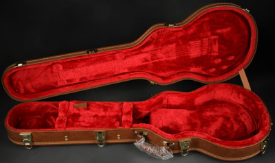 Open Hardshell Case for Gibson Les Paul Standard 50s Tobacco Burst Electric Guitar