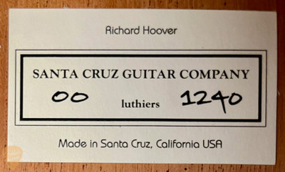 Santa Cruz 1929 00 Georgia Peach - All Mahogany