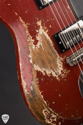 Castedosa Marianna Bevel Aged Vintage Cherry Red Electric Guitar