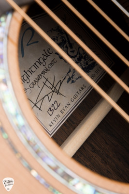 Kevin Ryan Nightingale Grand Soloist Western Red Cedar and Brazilian Rosewood Acoustic Guitar