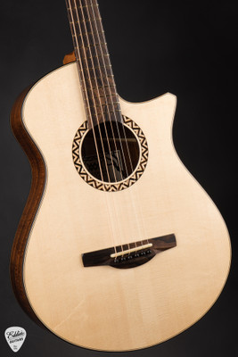 Marchwood 00C 12 Fret Acoustic Guitar with Swiss Spruce and Koa