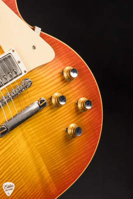 Gibson Custom Shop PSL 1960 Les Paul Standard Reissue V3 VOS Tangerine Burst Electric Guitar