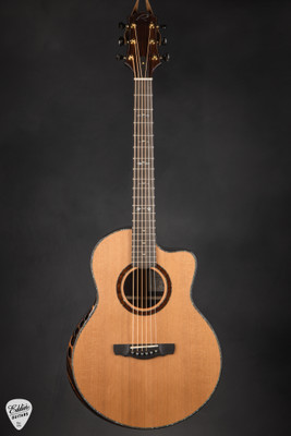 Kevin Ryan Paradiso Grand Concert Acoustic Guitar with Western Red Cedar and Indian Rosewood