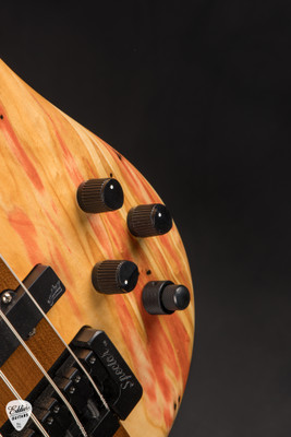 Spector NS 2 4 String Neck Thru Fretless Box Elder and Swamp Ash Electric Bass