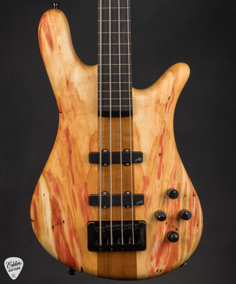 Spector NS 2 4 String Neck Thru Fretless Box Elder and Swamp Ash Electric Bass