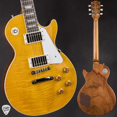 Gibson Custom Shop Les Paul Standard Gloss Translucent Amber Electric Guitar
