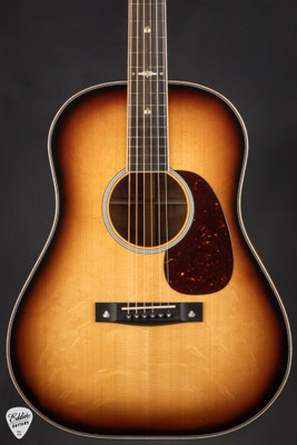 Huss and Dalton DS12 Custom Acoustic Guitar with Bearclaw Sitka Spruce and Tasmanian Blackwood in Sunburst