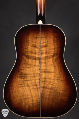 Huss and Dalton DS12 Custom Acoustic Guitar with Bearclaw Sitka Spruce and Tasmanian Blackwood in Sunburst