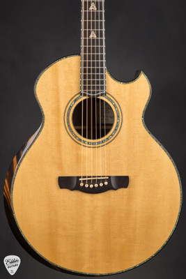 2006 Kevin Ryan Cathedral Grand Fingerstyle Acoustic Guitar with Engelmann Spruce and Brazilian Rosewood