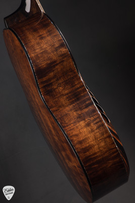 Kevin Ryan Nightingale Grand Soloist Acoustic Guitar with Engelmann Spruce and Quilted Mahogany