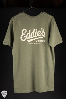 Front Tee-Shirt Military Green with Pocket Logo