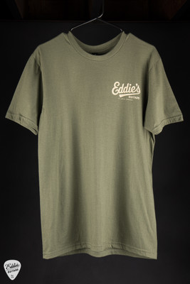 Back Tee-Shirt Military Green with Logo