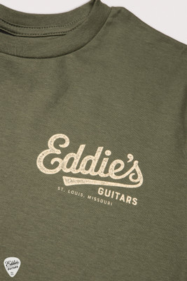 Front Tee-Shirt Military Green with Pocket Logo