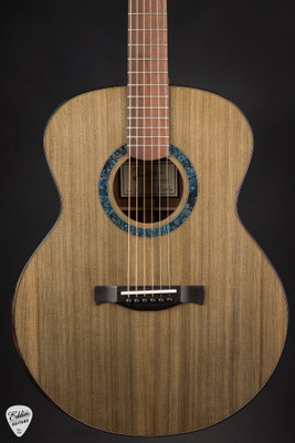 2026 Jeff Jewitt JJ Small Jumbo Acoustic Guitar with Dark Forest Ancient Cypress and Tasmanian Blackwood