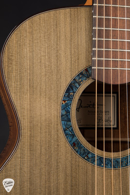 2026 Jeff Jewitt JJ Small Jumbo Acoustic Guitar with Dark Forest Ancient Cypress and Tasmanian Blackwood