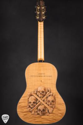 Blind Guitars B24L Catacombes de Paris Acoustic Guitar with Alpine Spruce and Flamed Maple