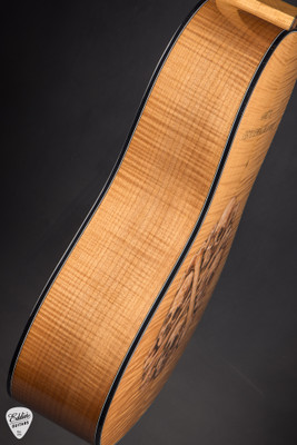 Blind Guitars B24L Catacombes de Paris Acoustic Guitar with Alpine Spruce and Flamed Maple