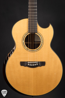 2007 Kevin Ryan Nightingale Grand Soloist Acoustic Guitar with Engelmann Spruce and Brazilian Rosewood