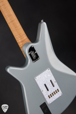 Ernie Ball Music Man Albert Lee HSS Firemist Silver Electric Guitar