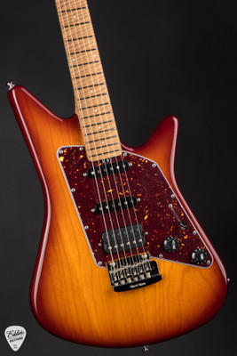 Ernie Ball Music Man Albert Lee HSS Honey Burst Electric Guitar