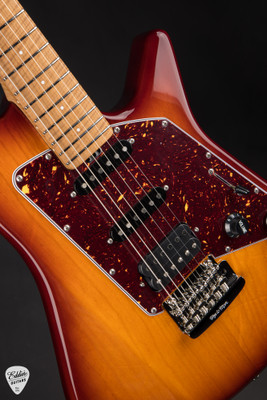 Ernie Ball Music Man Albert Lee HSS Honey Burst Electric Guitar