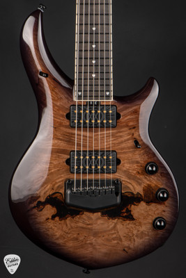 Ernie Ball Music Man BFR Majesty 7 Chocolate Grizzle Electric Guitar
