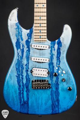 James Tyler Studio Elite HDX Antarctic Shmear with Blue Fade Electric Guitar