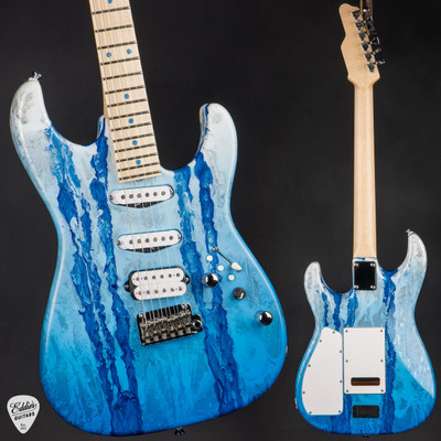 James Tyler Studio Elite HDX Antarctic Shmear with Blue Fade Electric Guitar