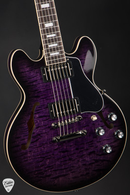 Gibson ES 339 Figured Dark Purple Burst Electric Guitar