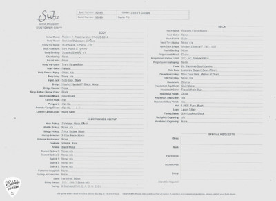 Spec Sheet for Suhr Modern 7 Quilt Roasted Trans Whale Blue Electric Guitar