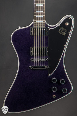 Gibson Custom Shop Made 2 Measure Firebird Custom Gloss Purple Sparkle Electric Guitar