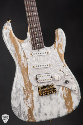 James Tyler Dann Huff Studio Elite HDX White Shmear Electric Guitar